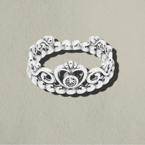 PANDORA AUTHENTIC STERLING SILVER PRINCESS TIARA - Picture 1 of 2
